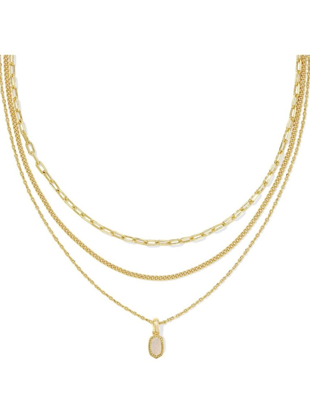 Stylish Triple Strand Necklace for Women | Fashion Jewelry Accessory